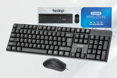 TE Combo Teclado Y Mouse Alámbrico